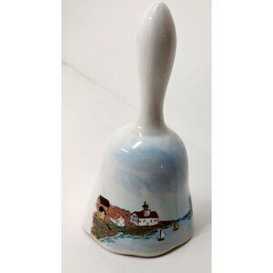 Vintage Jan Blair Nova Scotia Hand-Painted Pottery Bell